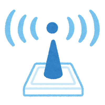 電波発信機のイラスト
