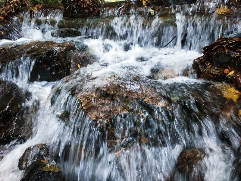 水の流れの写真素材