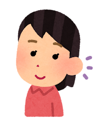 五感のイラスト(女性)