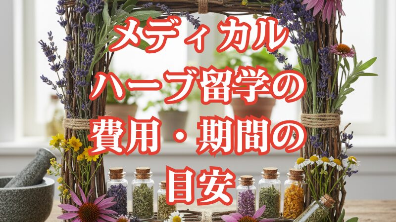 メディカルハーブ留学の費用・期間の目安