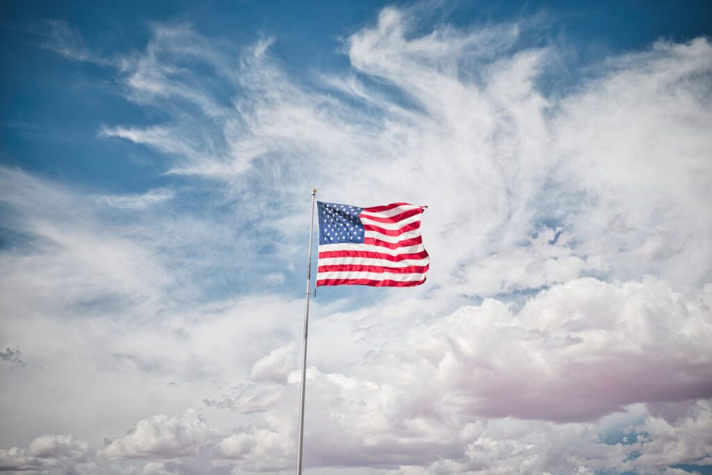 USAの国旗の無料の写真素材