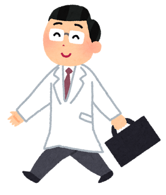 訪問診療のイラスト「お医者さん」
