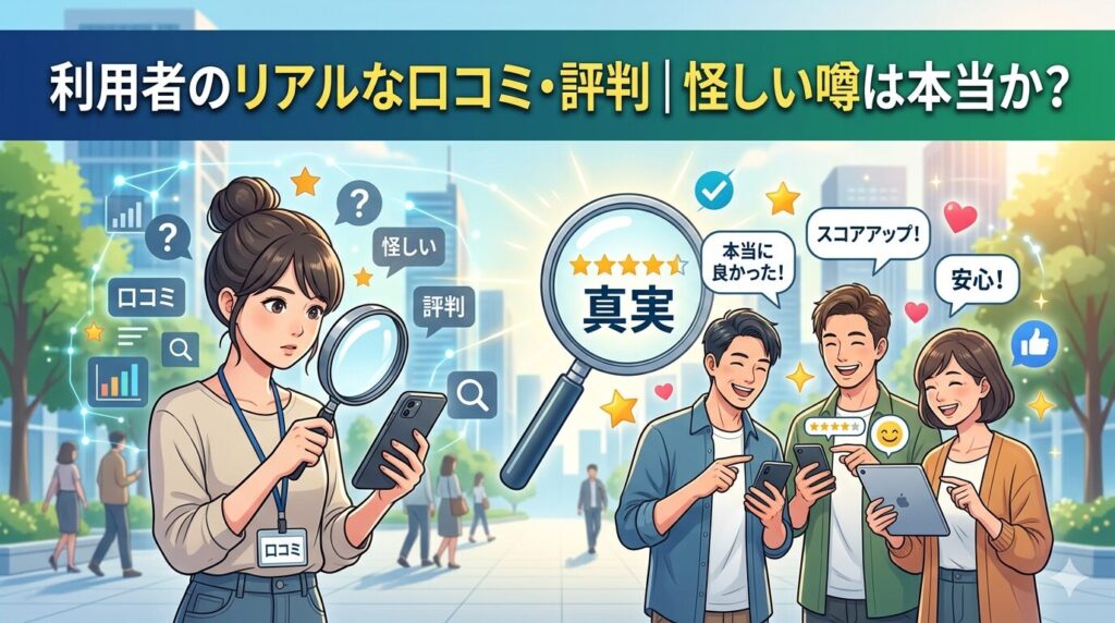 利用者のリアルな口コミ・評判｜怪しい噂は本当か？