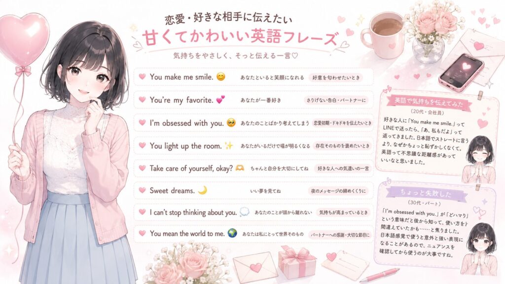 【要注意】大人が知っておくべき「かわいい」の使い方の境界線の図解