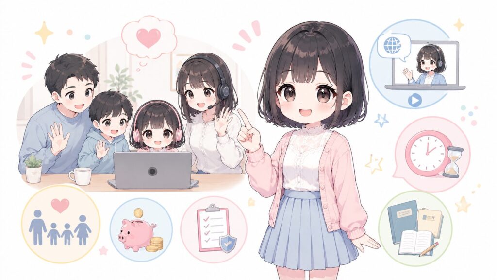 まとめ:家族で始める英語は、ひとりより続くの図解