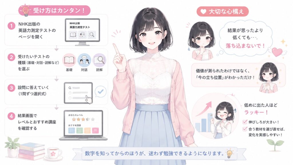 受け方はカンタン。落ち込まないための心構えもの図解