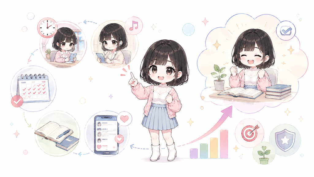続けられる仕組みさえ作れれば、「英語学習も続けられる!」と確信できるはずです。