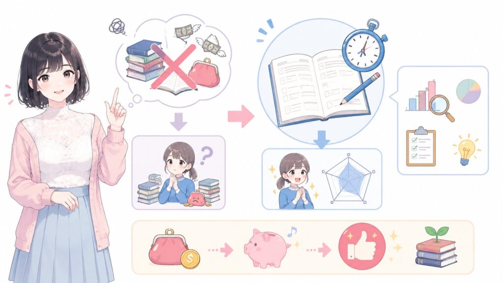 教材を買い足す前に、過去問を1回解く。これが一番コスパのいい進め方です。