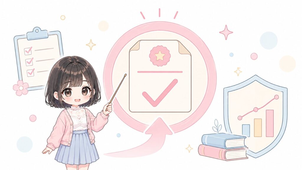 合格基準ははっきりしています。100点満点で70点以上です。この数字は公式に示されているので、そのまま目標に使えます。