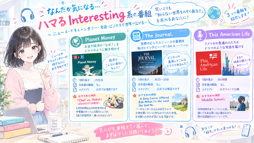 ハマるInteresting系の番組の図解