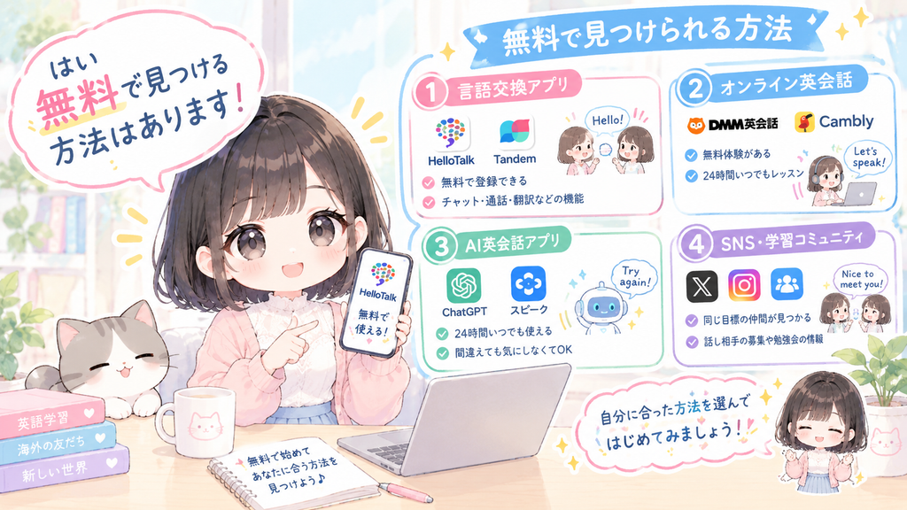 はい、無料で見つける方法はあります。